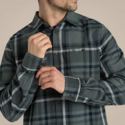 Wald Hemd mit langem Ärmel | Balsam Green Check