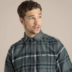 Wald Hemd mit langem Ärmel | Balsam Green Check