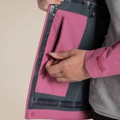 Wasserdichte Bronte 2,5L Stretch-Jacke für Damen | Dusky Hibiscus