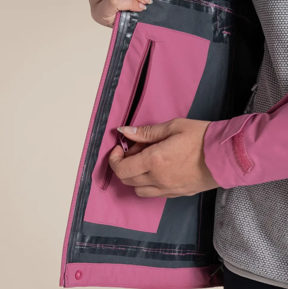 Wasserdichte Bronte 2,5L Stretch-Jacke für Damen | Dusky Hibiscus