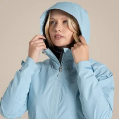Wasserdichte Bronte 2,5L Stretch-Jacke für Damen | Sky Blue