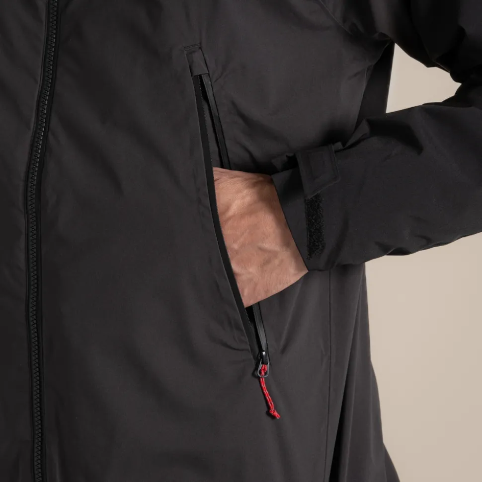 Wasserdichte Diggory Stretch-Jacke für Herren | Black / Black Pepper