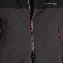 Wasserdichte Diggory Stretch-Jacke für Herren | Black / Black Pepper