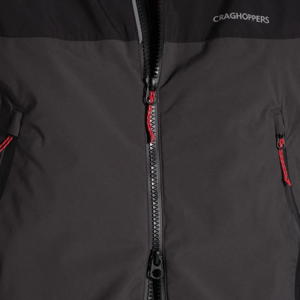 Wasserdichte Diggory Stretch-Jacke für Herren | Black / Black Pepper