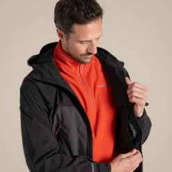 Wasserdichte Diggory Stretch-Jacke für Herren | Black / Black Pepper