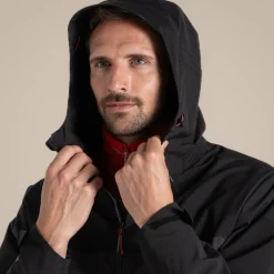 Wasserdichte Diggory Stretch-Jacke für Herren | Black / Black Pepper