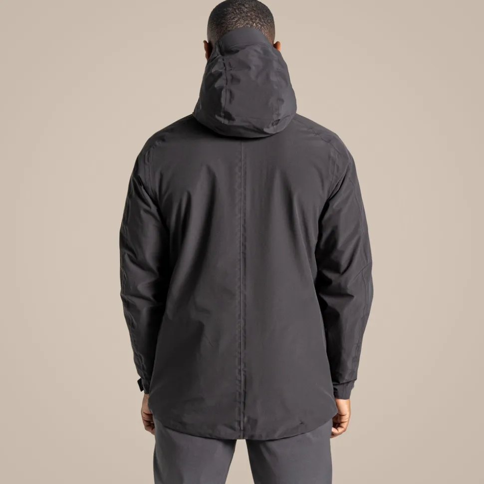 Wasserdichte Lorton Stretch-Jacke für Herren | Black Pepper