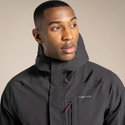 Wasserdichte Lorton Stretch-Jacke für Herren | Black Pepper