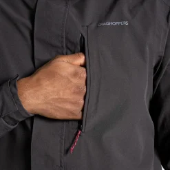 Wasserdichte Lorton Stretch-Jacke für Herren | Black Pepper