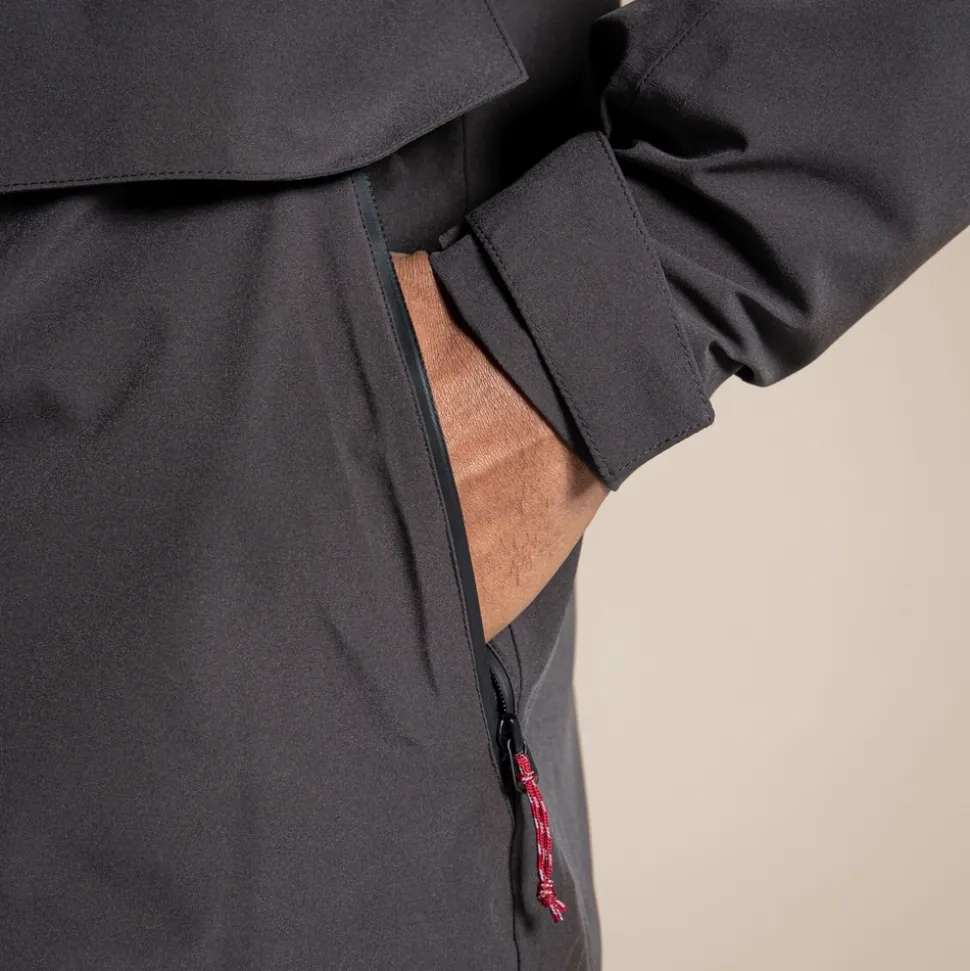 Wasserdichte Lorton Stretch-Jacke für Herren | Black Pepper