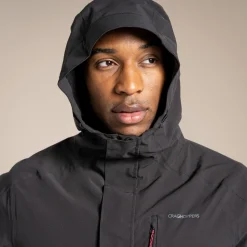 Wasserdichte Lorton Stretch-Jacke für Herren | Black Pepper