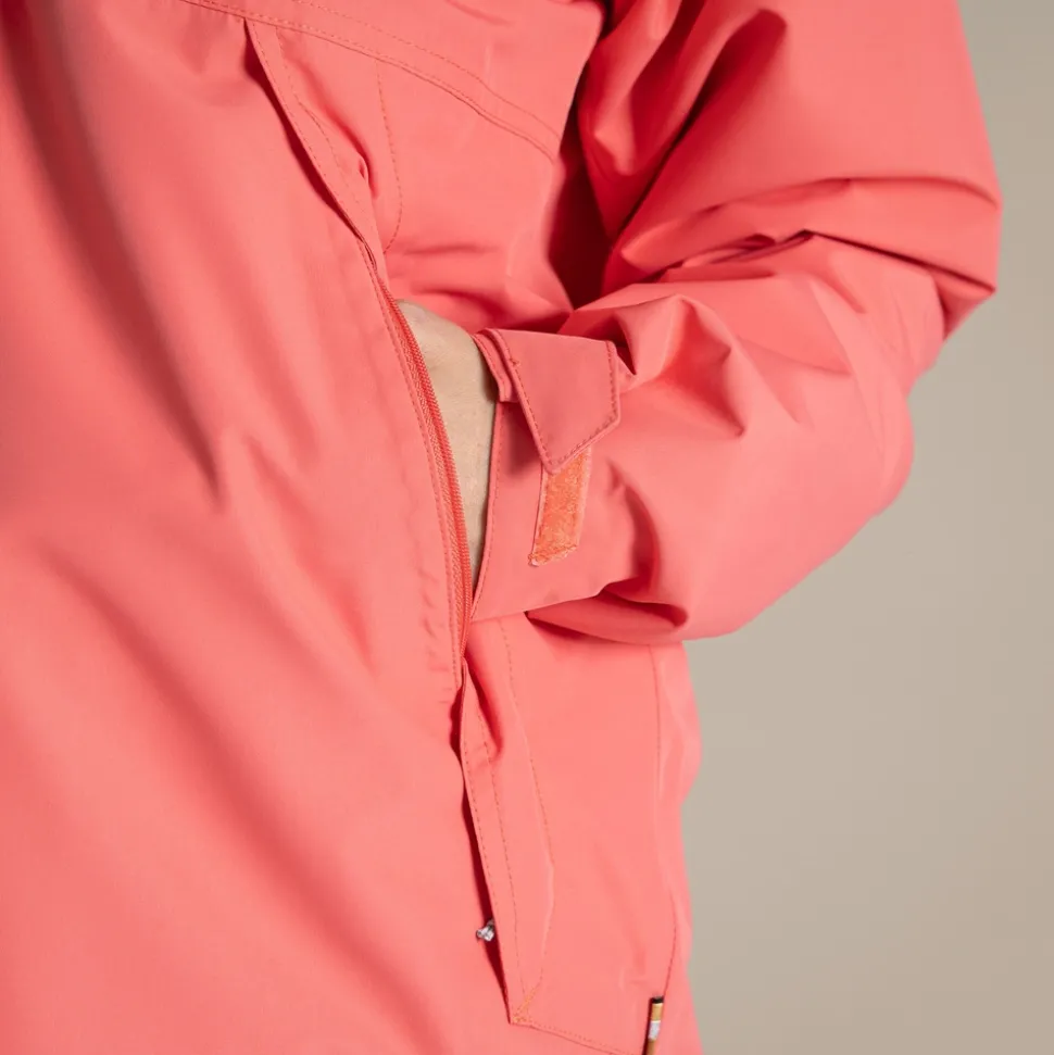 Wasserdichte Ossus-Jacke für Damen | Deep Coral