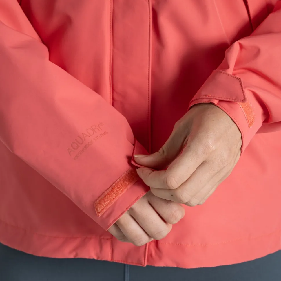 Wasserdichte Ossus-Jacke für Damen | Deep Coral