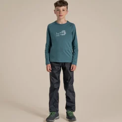 Wasserdichte Unisex-Überhose Triton für Kinder | Black