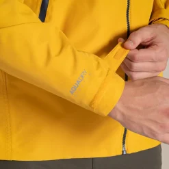 Wasserdichte Vanth-Jacke für Herren | Warbler Yellow / Blue Stone