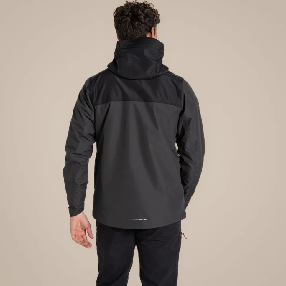 Wasserdichte Vanth-Jacke für Herren | Black Pepper / Black