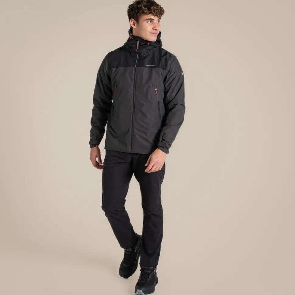 Wasserdichte Vanth-Jacke für Herren | Black Pepper / Black