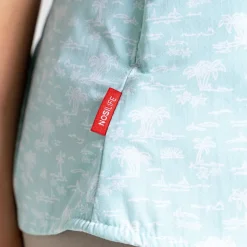 Women's Nosilife Tillia Short Sleeved Shirt | Poolside Green Print