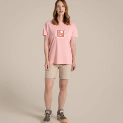 Yago Oberteil mit kurzem Ärmel für Damen | Shell Pink