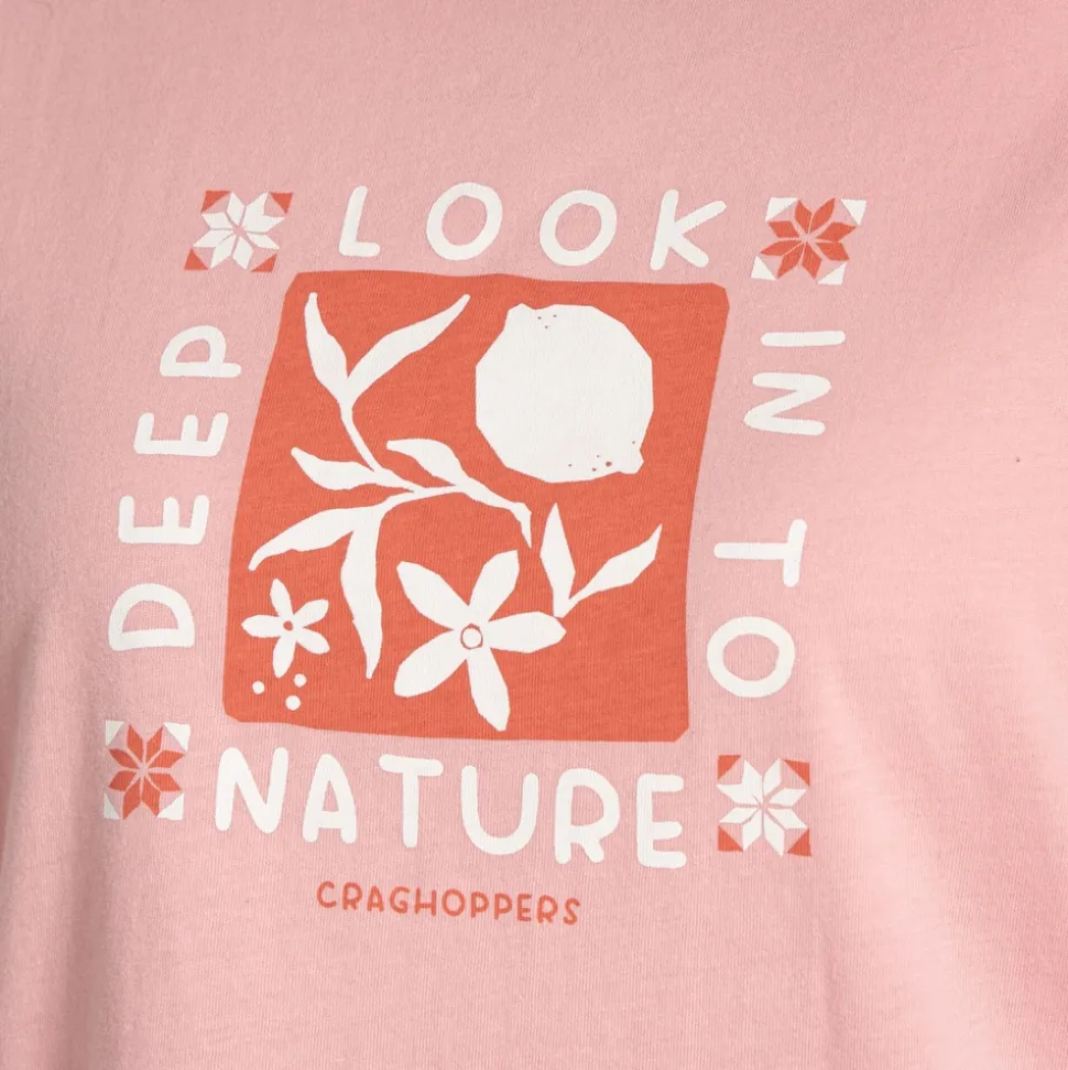 Yago Oberteil mit kurzem Ärmel für Damen | Shell Pink